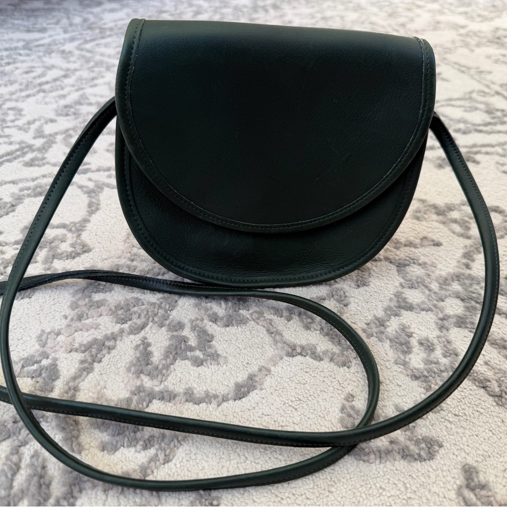 RARE Coach vintage green leather crossbody bag - Picture 14 of 16